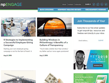 Tablet Screenshot of npengage.com